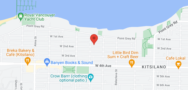 map of 3261 W 2ND AVENUE